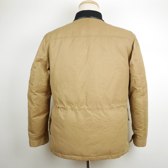 BANANA REPUBLIC Tan brown full zip coat insulated - Picture 7 of 12